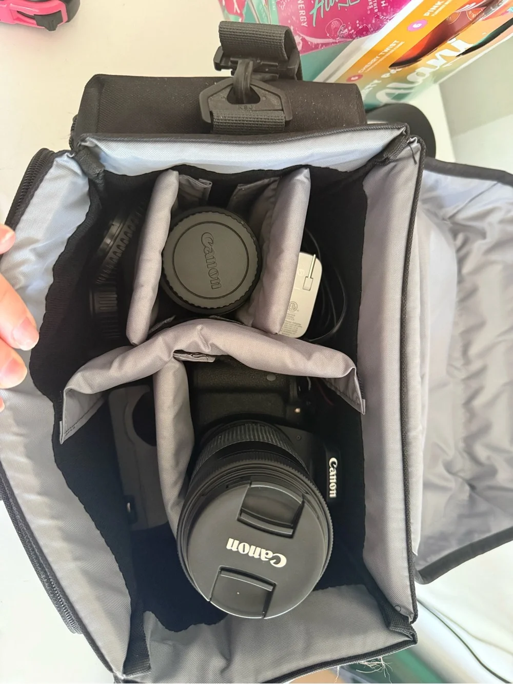 Canon EOS Rebel T6i DSLR Camera in Black
